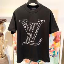 LOUIS VUITTON 偽物 Tシャツ バスケットボール ロゴ NBA ブラック ルイヴィトン