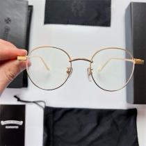 クロムハーツ 偽物 メガネ ロゴ 刻印 ラウンドフレーム ブラック ゴールド シルバー CHROME HEARTS