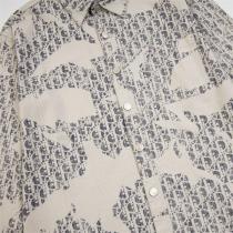 ディオール 偽物 デニムシャツ ロゴパターン クラシック スタイリッシュ DIOR