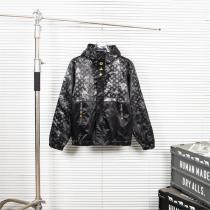 LOUIS VUITTON コピー ジャケット モノグラム ゴールドボタン ブラック ルイヴィトン