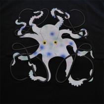 LOEWE スーパーコピー Tシャツ タコ グラフィック ロゴ ホワイト ブラック カラフル ロエベ