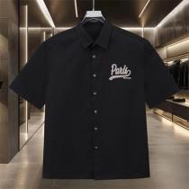 バレンシアガ 偽物 Tシャツ Paris ロゴ フロント バック ブラック ホワイト BALENCIAGA