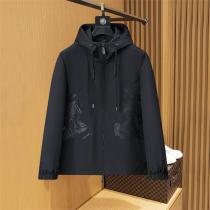 バーバリー スーパーコピー ジャケット 騎士プリント フード付き 現代的 アート感 BURBERRY