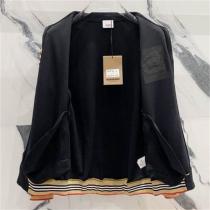 バーバリー スーパーコピー ジャケット ブラック 騎士 ロゴ刺繍 チェック柄 スポーティー BURBERRY