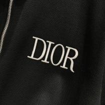 DIOR コピー ジャケット ネイビー ロゴテープ ジッパーポケット スポーティー ディオール