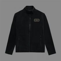 DIOR コピー ジャケット グレー ロゴエンブレム ジッパーポケット シンプル ディオール