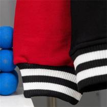CELINE コピー ジャケット ブラック レッド ロゴ プリント スポーツシンプル セリーヌ