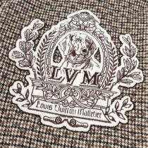 LOUIS VUITTON 偽物 ジャケット チェック柄 LVロゴ キルティング ベージュ LOUIS VUITTON
