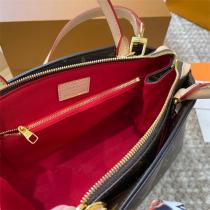LOUIS VUITTON コピー バッグ モノグラム キャンバス 高級レザー スカーフアクセント ルイヴィトン