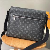 ルイヴィトン 偽物 メッセンジャーバッグ ダミエ グラフィット ロゴ シンプル LOUIS VUITTON 