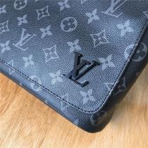 ルイヴィトン 偽物 メッセンジャーバッグ ダミエ グラフィット ロゴ シンプル LOUIS VUITTON 