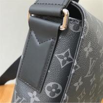 ルイヴィトン 偽物 メッセンジャーバッグ ダミエ グラフィット ロゴ シンプル LOUIS VUITTON 