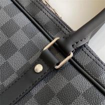 LOUIS VUITTON スーパーコピー ビジネスバッグ ダミエ グラフィット ロゴ ジッパー収納 ルイヴィトン 