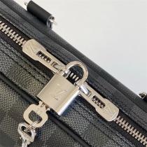 LOUIS VUITTON スーパーコピー ビジネスバッグ ダミエ グラフィット ロゴ ジッパー収納 ルイヴィトン 