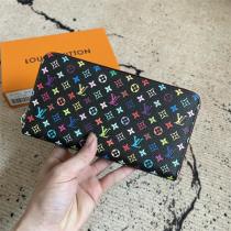 LOUIS VUITTON コピー 長財布 モノグラム キャンバス カラフル ロゴ ルイヴィトン 