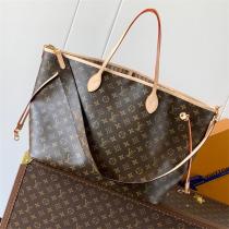 ルイヴィトン 偽物 トートバッグ モノグラム ストライプ柄 スタンプ 高収納力 LOUIS VUITTON 