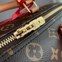 LOUIS VUITTON スーパーコピー ハンドバッグ モノグラム キャンバス レザー レッド内装 ルイヴィトン 