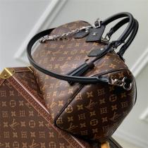 ルイヴィトン コピー ハンドバッグ モノグラム キャンバス シルバーチェーン デザイン LOUIS VUITTON 