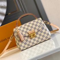 LOUIS VUITTON コピー ハンドバッグ ダミエ キャンバス ゴールド金具 タッセル ルイヴィトン 