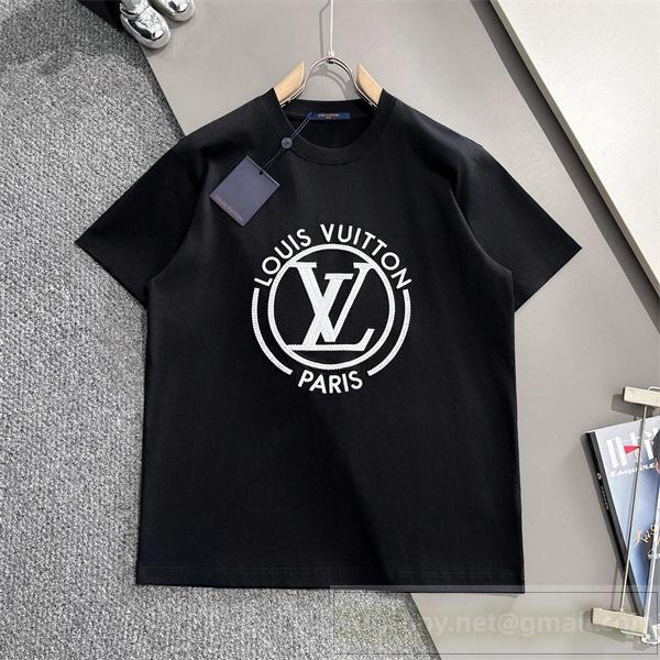 ルイヴィトン スーパー コピー Tシャツ ラグジュアリーロゴデザイン LOUIS VUITTON