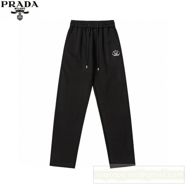 プラダ コピー スウェットパンツ ロゴパッチ付き シンプル＆ラグジュアリー PRADA