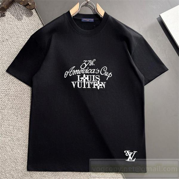 ルイヴィトン 偽物 Tシャツ 37th America's Cup記念デザイン スポーティエレガンス LOUIS VUITTON