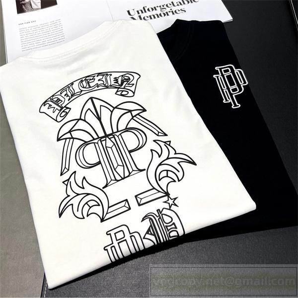 クロムハーツ コピー Tシャツ モノトーンロゴ＆グラフィック 洗練されたストリート CHROME HEARTS