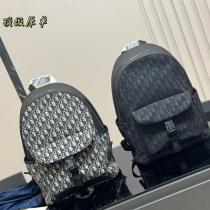 DIOR スーパーコピー リュック モノグラムキャンバス レザー ロゴ調整可能ストラップ ディオール