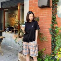バーバリー スーパーコピー Tシャツ TBロゴ刺繍 シンプルデザイン ホワイト カジュアル BURBERRY
