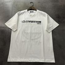 ルイヴィトン コピー Tシャツ クラシックロゴ 1854デザイン ホワイト モダンカジュアル LOUIS VUITTON