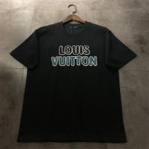 ルイヴィトン 偽物 Tシャツ ピクセルLVロゴ モダンアートデザイン ブラック LOUIS VUITTON