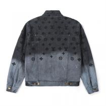 注目度MAX LOUIS VUITTON コピー デニムジャケット グラデーション ラグジュアリー ルイヴィト