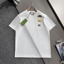 Gucc1 スーパーコピー Tシャツ スヌーピーコラボ 刺繍デザイン ホワイト＆ブラック Gucc1