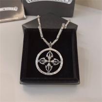 注目アイテム CHROME HEARTS 偽物 ネックレス シルバークロス ゴシックデザイン クロムハーツ