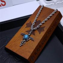 クロムハーツ コピー ネックレス バットウィング ターコイズ シルバーアクセサリー CHROME HEARTS