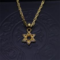 限定入荷！CHROME HEARTS スーパーコピー ネックレス ゴールドスター ダイヤモンド装飾 クロムハーツ