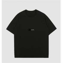 CH コピー Tシャツ ミニマルダブルCロゴデザイン ブラック＆ホワイト展開 CH