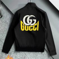 Gucc1 スーパーコピー セットアップ ブラックジャージ×ブルー＆イエロー 裏起毛 Gucc1