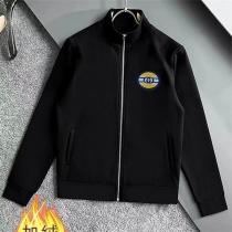 Gucc1 スーパーコピー セットアップ ブラックジャージ×ブルー＆イエロー 裏起毛 Gucc1