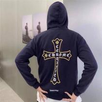 クロムハーツ スーパーコピー パーカー レッド×クロスモチーフ 大胆デザイン CHROME HEARTS