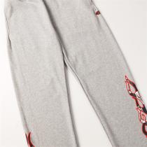 クロムハーツ スーパーコピー スウェットパンツ グレー×炎モチーフ ストリートスタイル CHROME HEARTS