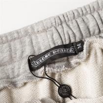 クロムハーツ スーパーコピー スウェットパンツ グレー×炎モチーフ ストリートスタイル CHROME HEARTS