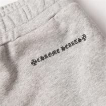 クロムハーツ スーパーコピー スウェットパンツ グレー×炎モチーフ ストリートスタイル CHROME HEARTS