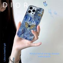DIOR スーパーコピー スマホケース シンプルホワイト×ブランドロゴ 高級感 ディオール