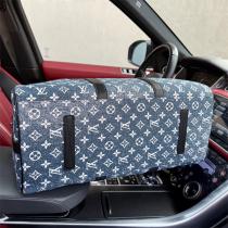 ルイヴィトン コピー ボストンバッグ キーポル・バンドリエール 50 デニム モノグラムパターン LOUIS VUITTON