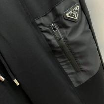 PRADA コピー ジョガーパンツ ナイロンジップポケット×トライアングルロゴ プラダ
