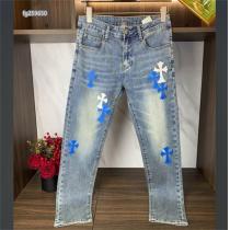 クロムハーツ コピー ジーンズ ライトブルー×ヴィンテージウォッシュ クロムハーツ CHROME HEARTS