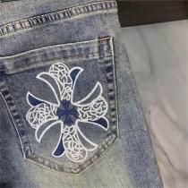 クロムハーツ コピー ジーンズ ライトブルー×ヴィンテージウォッシュ クロムハーツ CHROME HEARTS