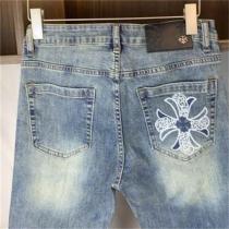 クロムハーツ コピー ジーンズ ライトブルー×ヴィンテージウォッシュ クロムハーツ CHROME HEARTS