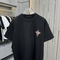 LOUIS VUITTON スーパーコピー Tシャツ ステンドグラス風クロスデザイン アート感溢れる CHROME HEARTS